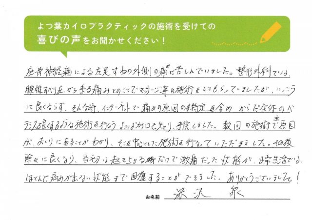 アンケート用紙